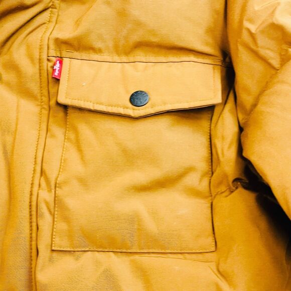 Levi's Mens Sz Small Brown Arctic Cloth Quilted Lined Four Pocket Chore New $29 - Picture 13 of 15